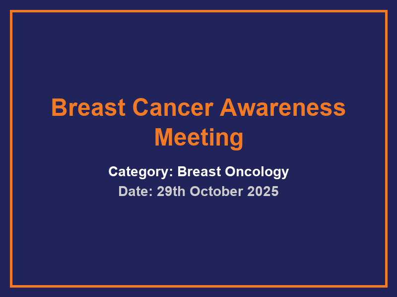 Breast Cancer Awareness Meeting