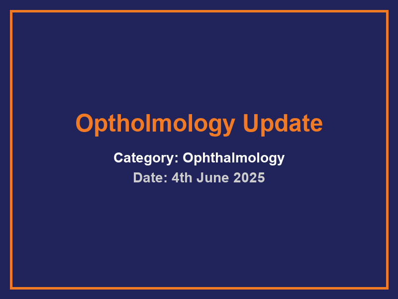 Optholmology Update